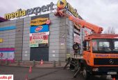 Usługi Wynajem podnośnik koszowy zwyzka 20,22,25,30,35m Wrocław