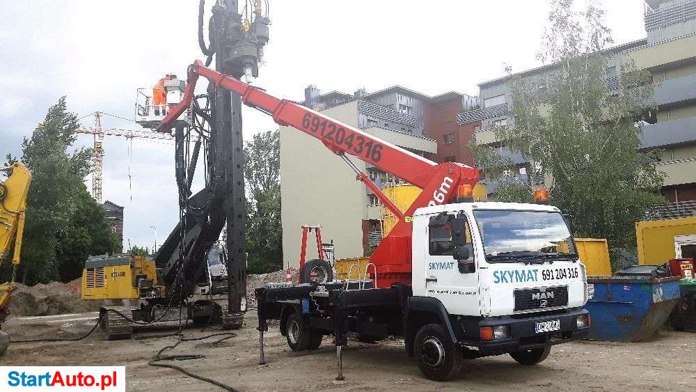 Podnośnik koszowy 25m#26m#30m SKYMAT Wynajem. Wrocław 691.204.316