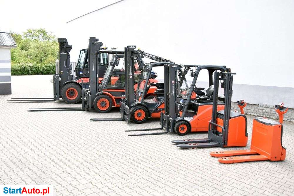 Wynajem wózka widłowego o udźwigu od 1 do 16 ton.