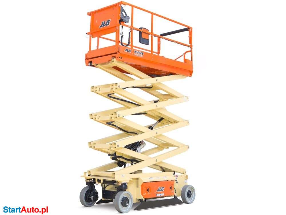 Podnośnik nożycowy zwyżka podest wynajem maszyn budowlanych JLG Genie