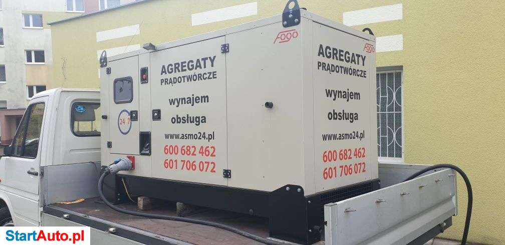 Agregat prądotwórczy na awarię,event,budowę,foodtrucki,inne Wynajem