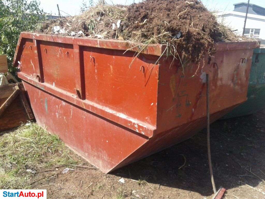Kontener na gruz śmieci mieszane wynajem wywóz utylizacja odpady