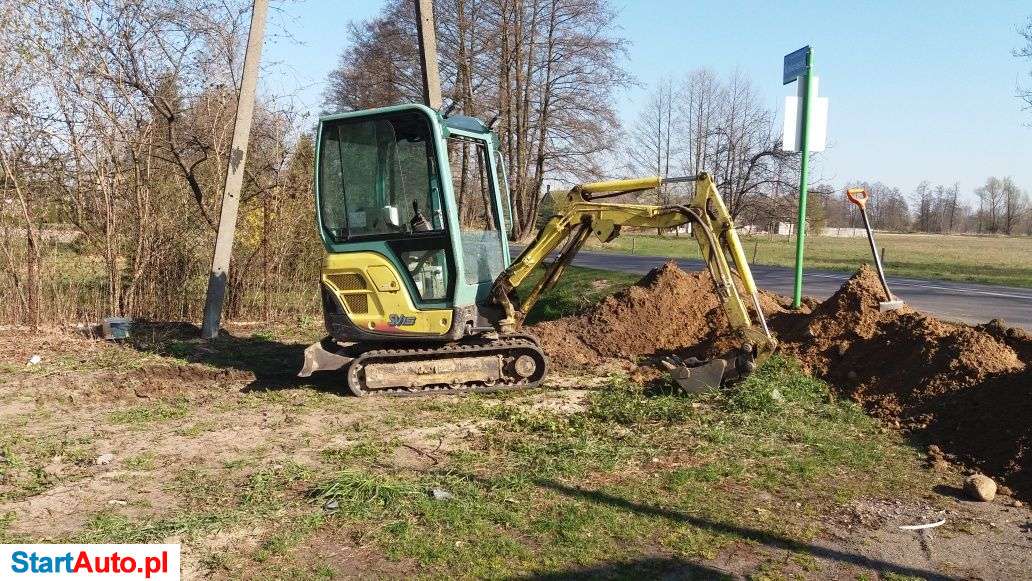 Usługi Minikoparką WYNAJEM Przeciski Kretem Wbijanie rur PRACE ZIEMNE