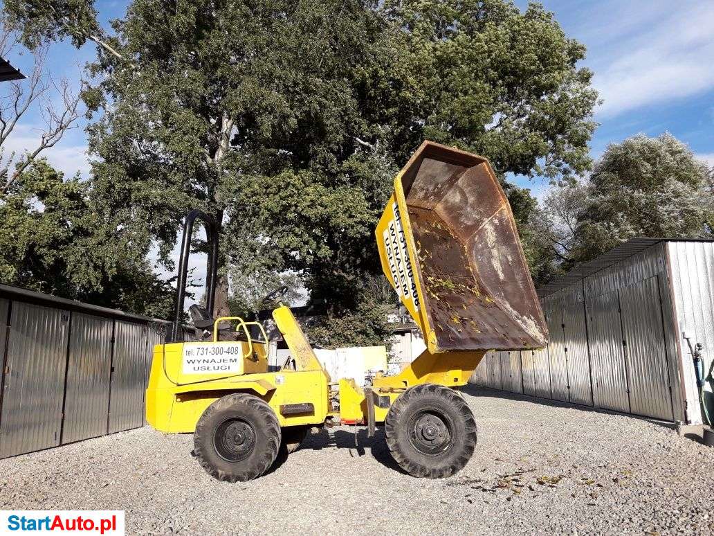 Wozidło budowlane 3 tony, obrotowe, Wynajem Usługi, Zagęszczarka