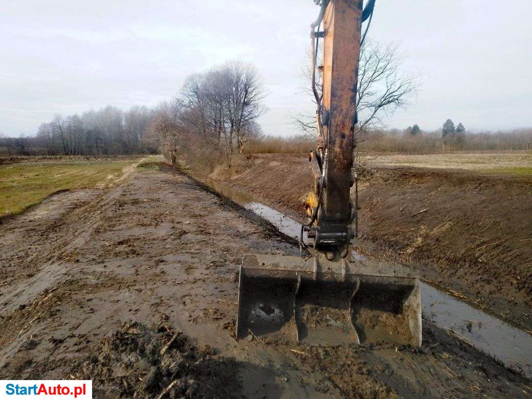 Usługi ziemne, wynajem koparki, stawy, rowy itp