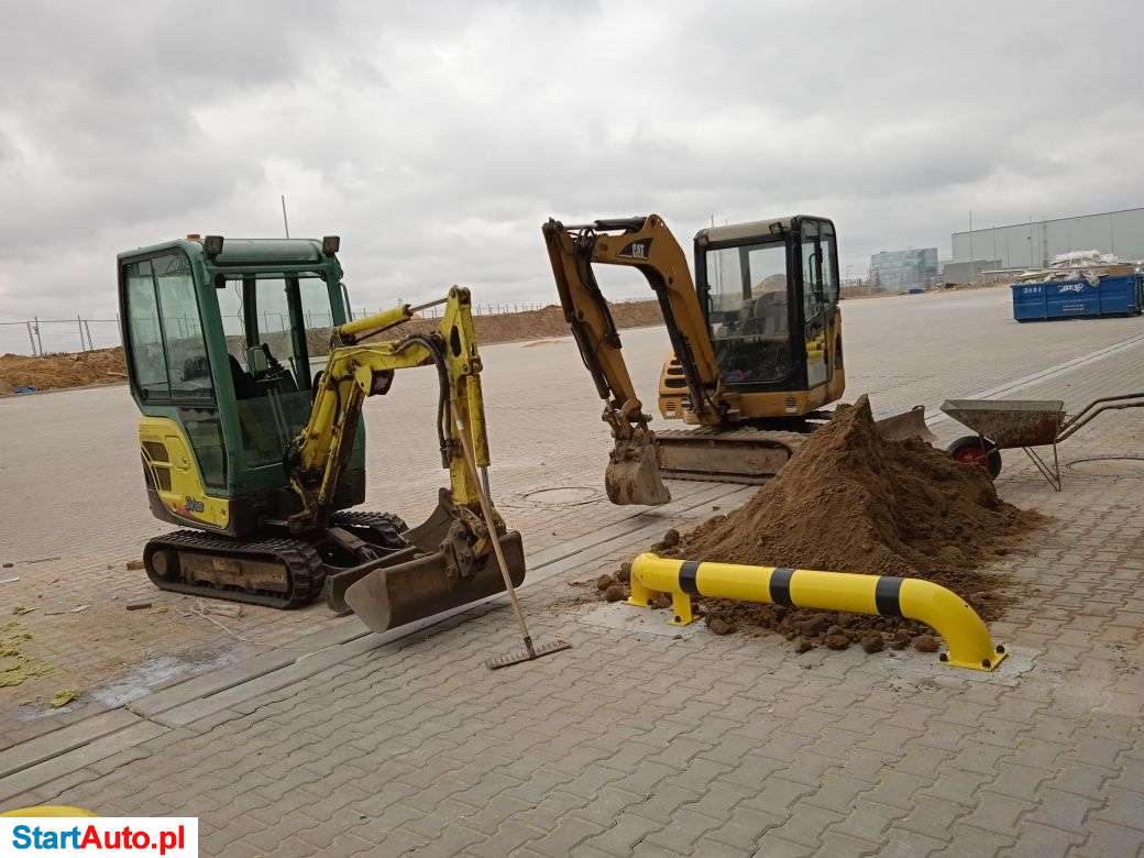 Usługi Minikoparka WYNAJEM Przeciski KRETEM Wbijanie rur PRACE ZIEMNE