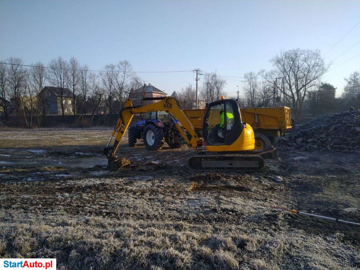 Wynajem koparka gąsienicowa 8 ton JCB 8080