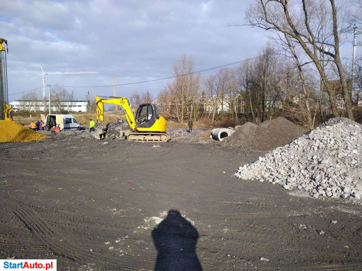 Wynajem koparka gąsienicowa 8 ton JCB 8080