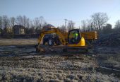 Wynajem koparka gąsienicowa 8 ton JCB 8080
