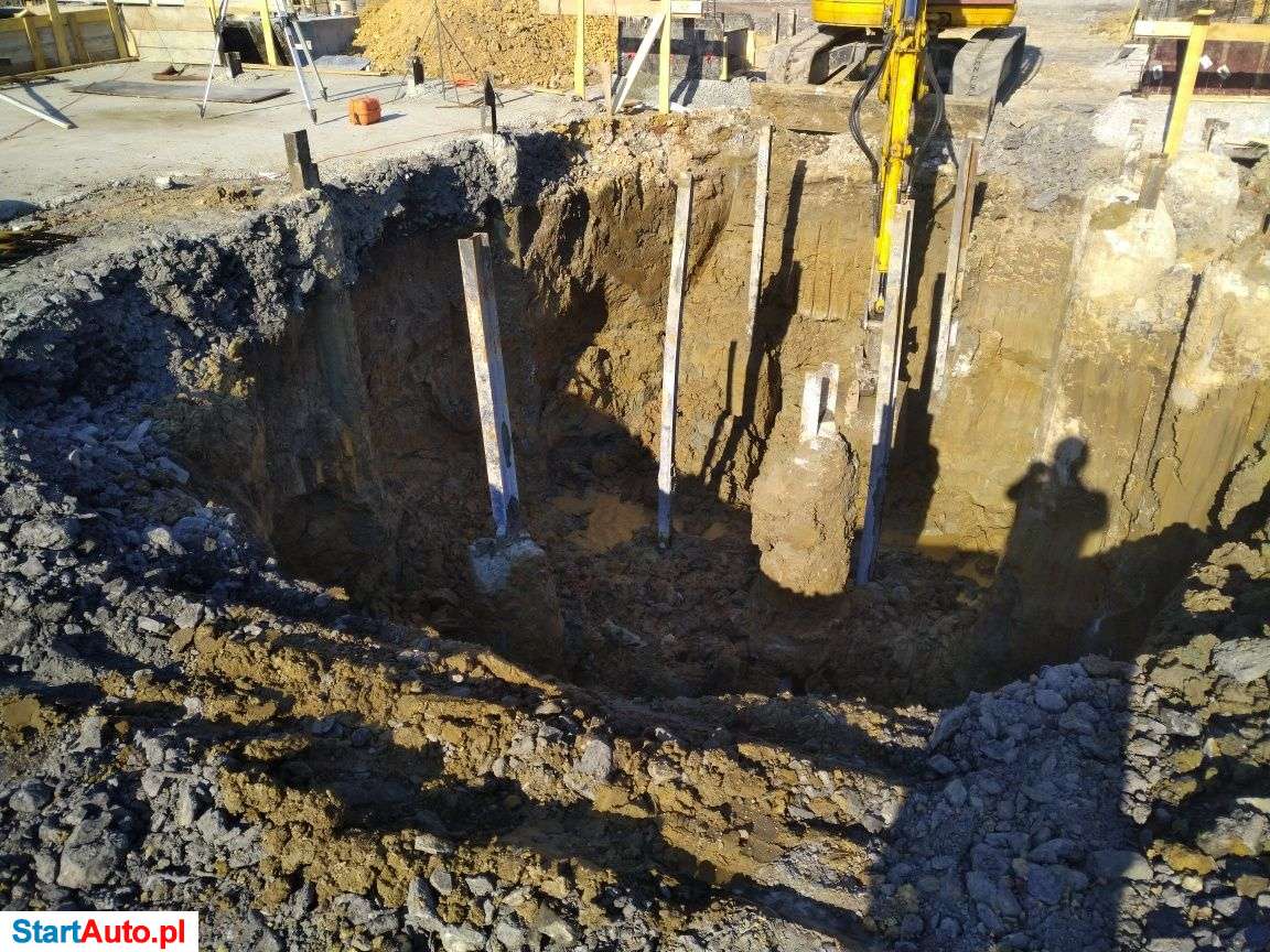 Wynajem koparka gąsienicowa 8 ton JCB 8080