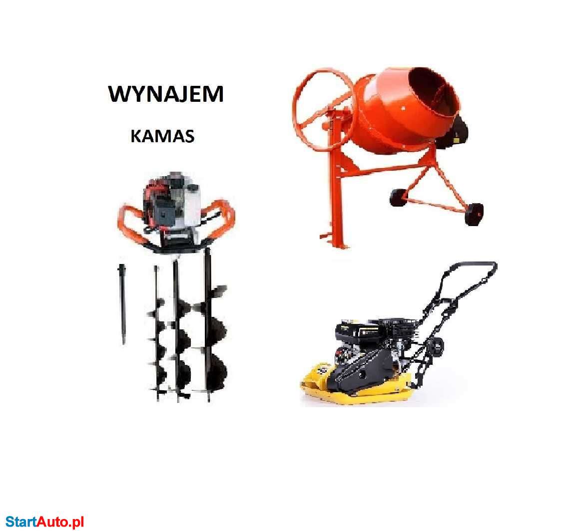 wynajem wiertnica zagęszczarka betoniarka ubijarka wypożyczalnia