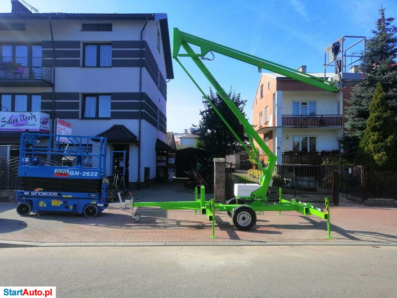 Podnośnik Nożycowy Koszowy Zwyżka Osuszacz Pochłaniacz Zamrażarka