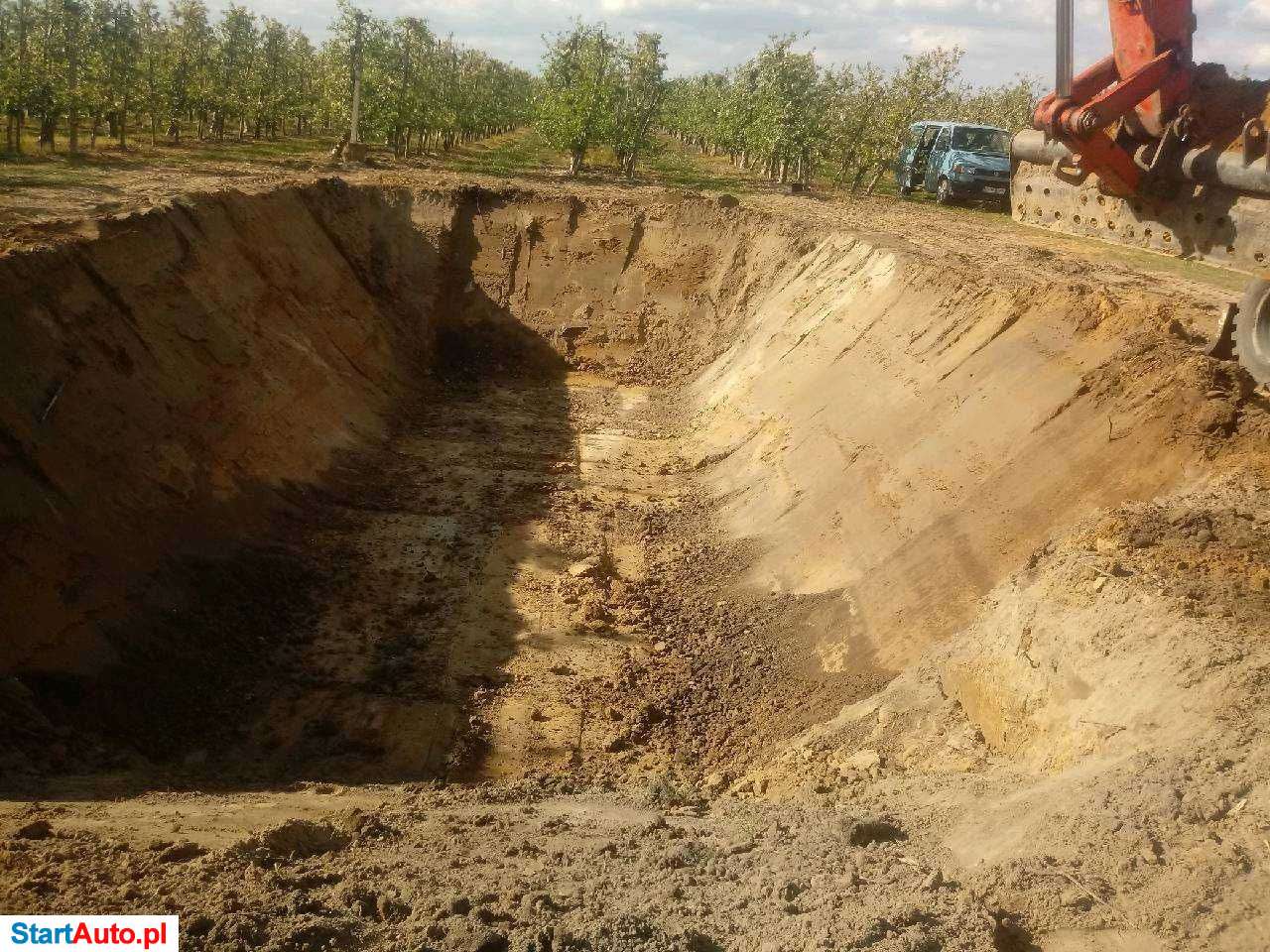 Usługi wynajem koparka long,uslugi minikoparka,kopanie stawu,korytowan