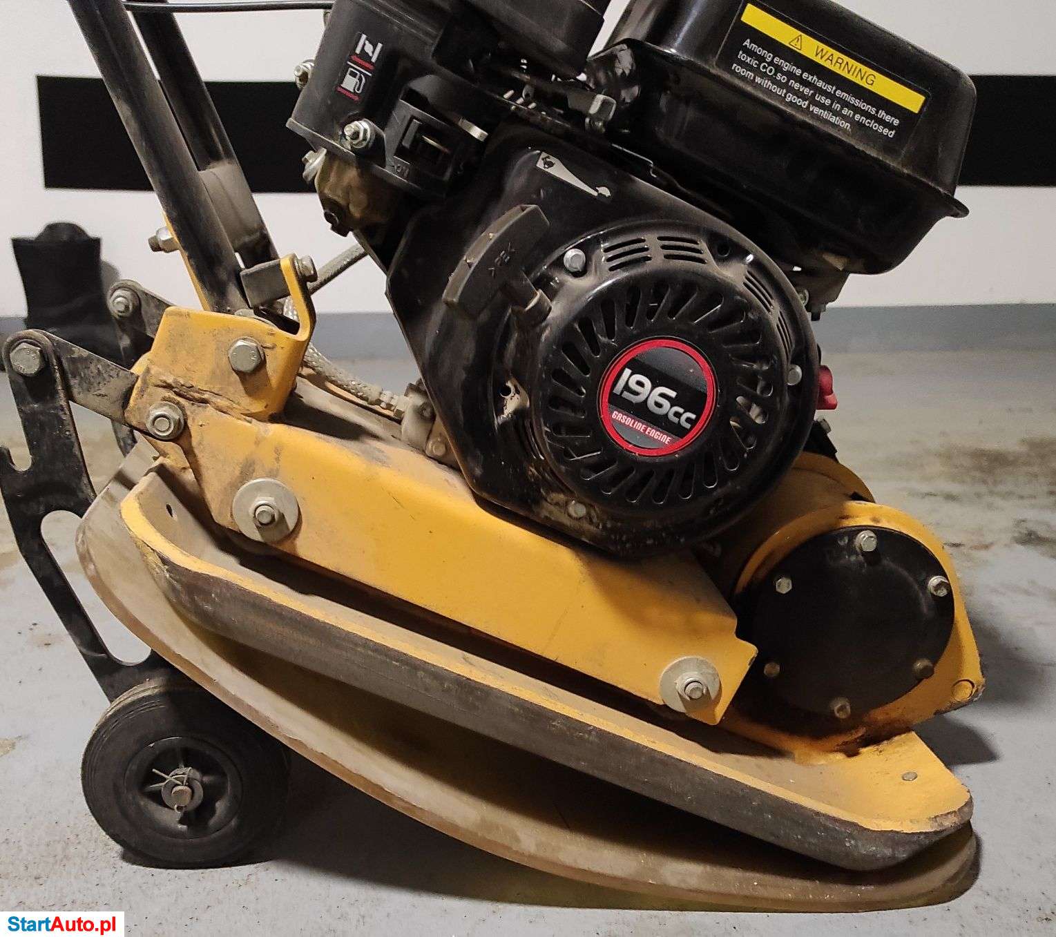 Zagęszczarka 86 kg z gumą