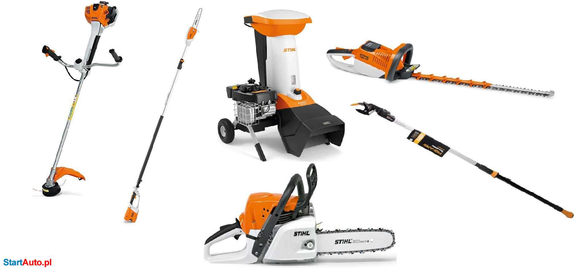 Wynajem: rozdrabniacz, pilarka, kosa spalinowa, sekator podkrzesywarka