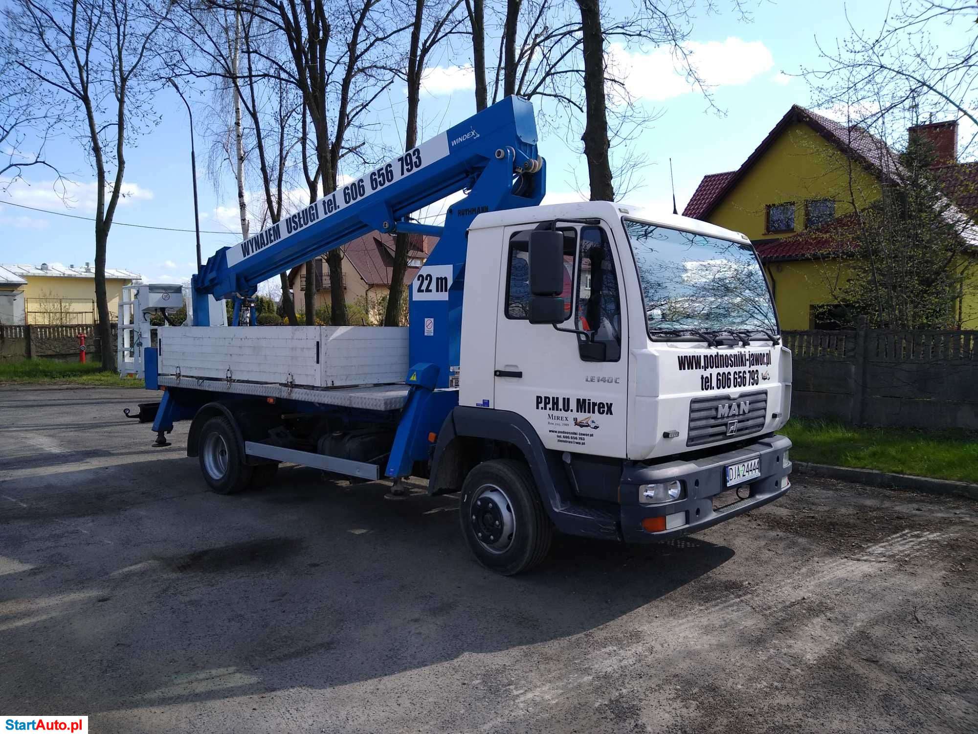 Podnośniki koszowe wynajem 22-26m