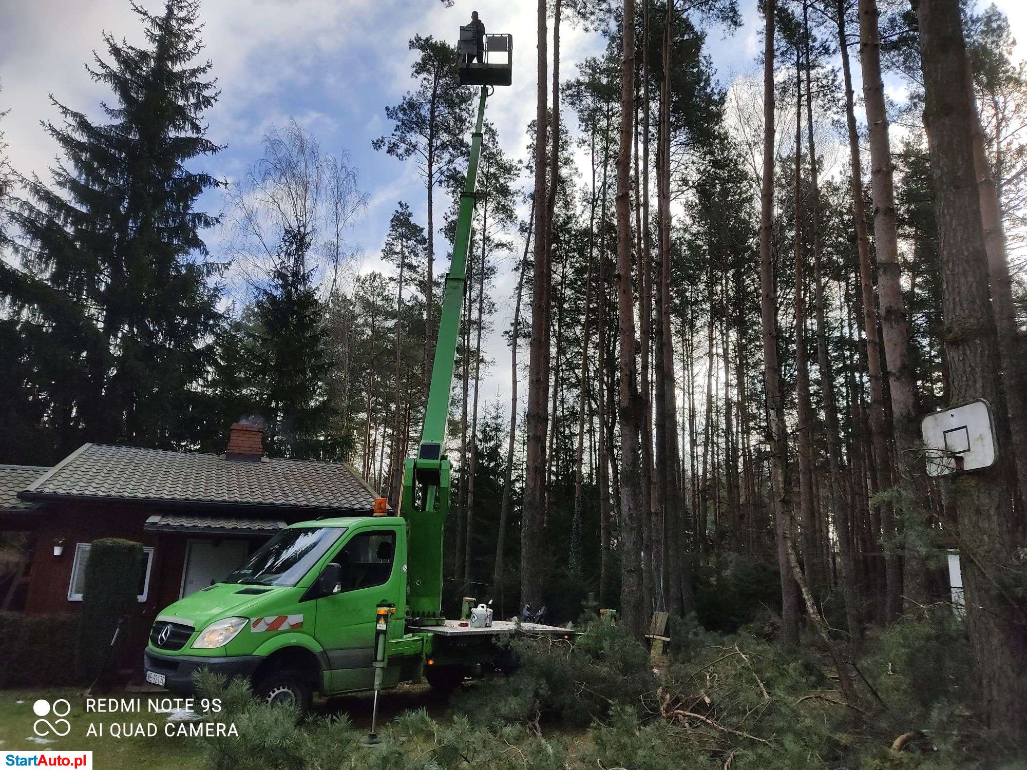 Wynajem podnośnika koszowego 22m – Garwolin 24h/7, zwyżka