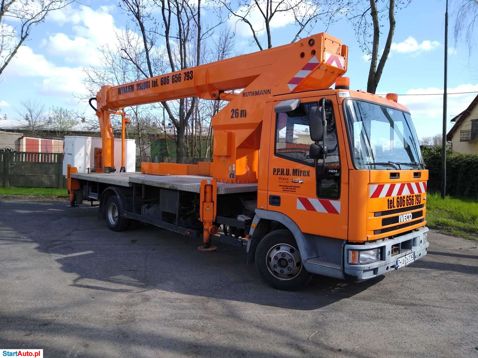 Podnośniki koszowe wynajem 22-26m