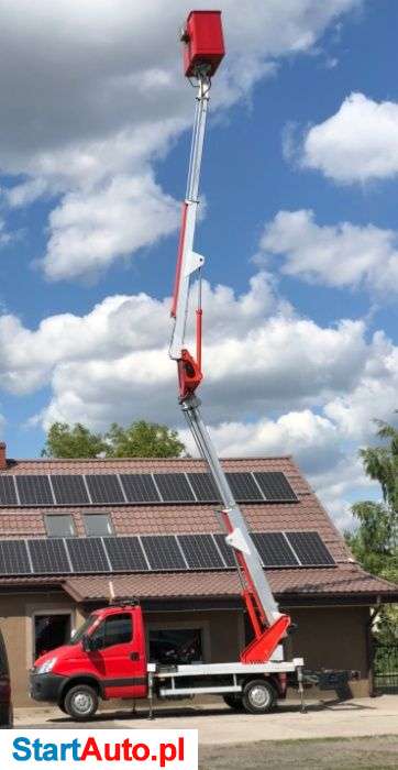 Podnośnik koszowy wynajem usługi 17m + usługi
