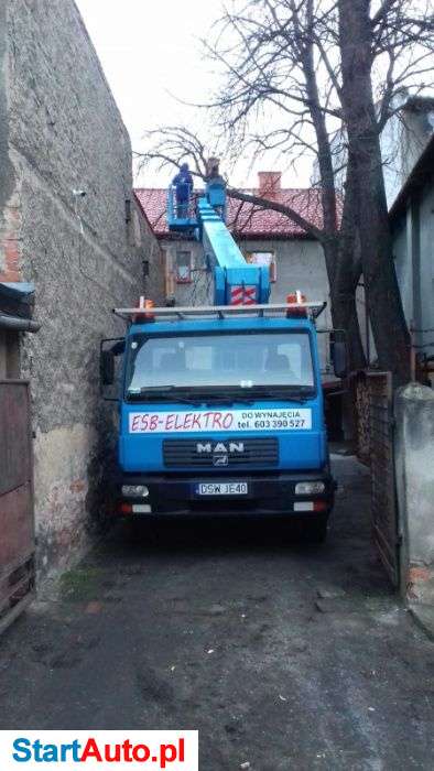 Podnośniki koszowe 26m i 20m, Zwyżka, Wynajem Świebodzice, Strzegom, Ś