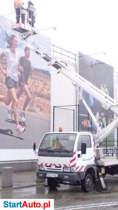 Podnośnik koszowy, zwyżka wynajem 70zł godzina