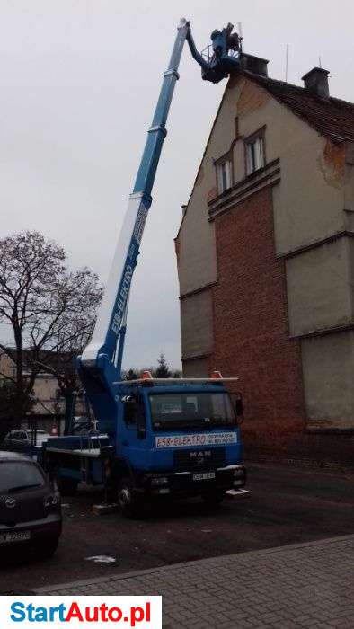 Podnośniki koszowe 26m i 20m, Zwyżka, Wynajem Świebodzice, Strzegom, Ś