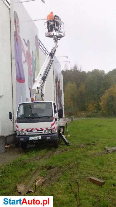 Podnośnik koszowy, zwyżka wynajem 70zł godzina