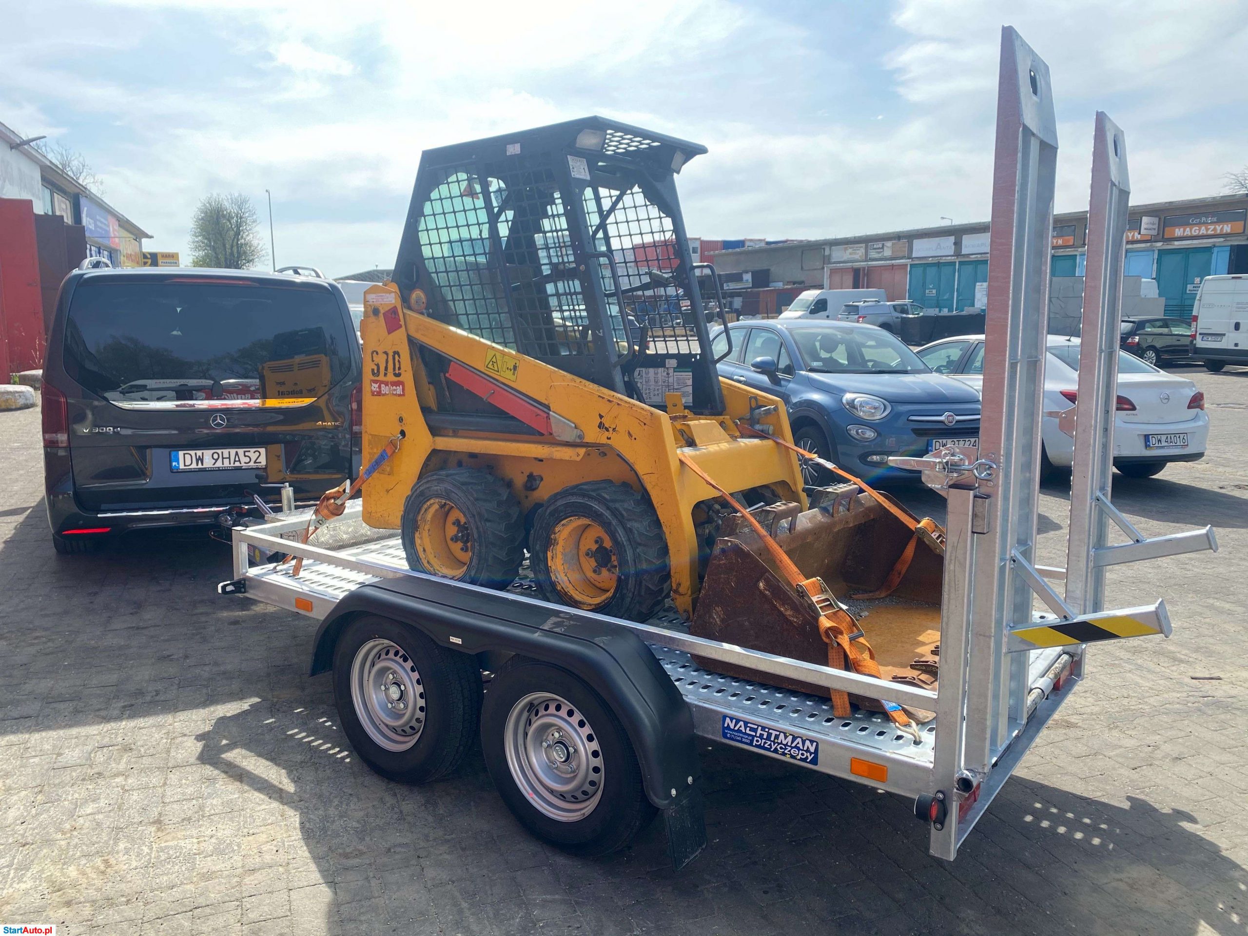 Wynajem minikoparki kubota bobcat s70 s100 Brokk miniładowarka gehl
