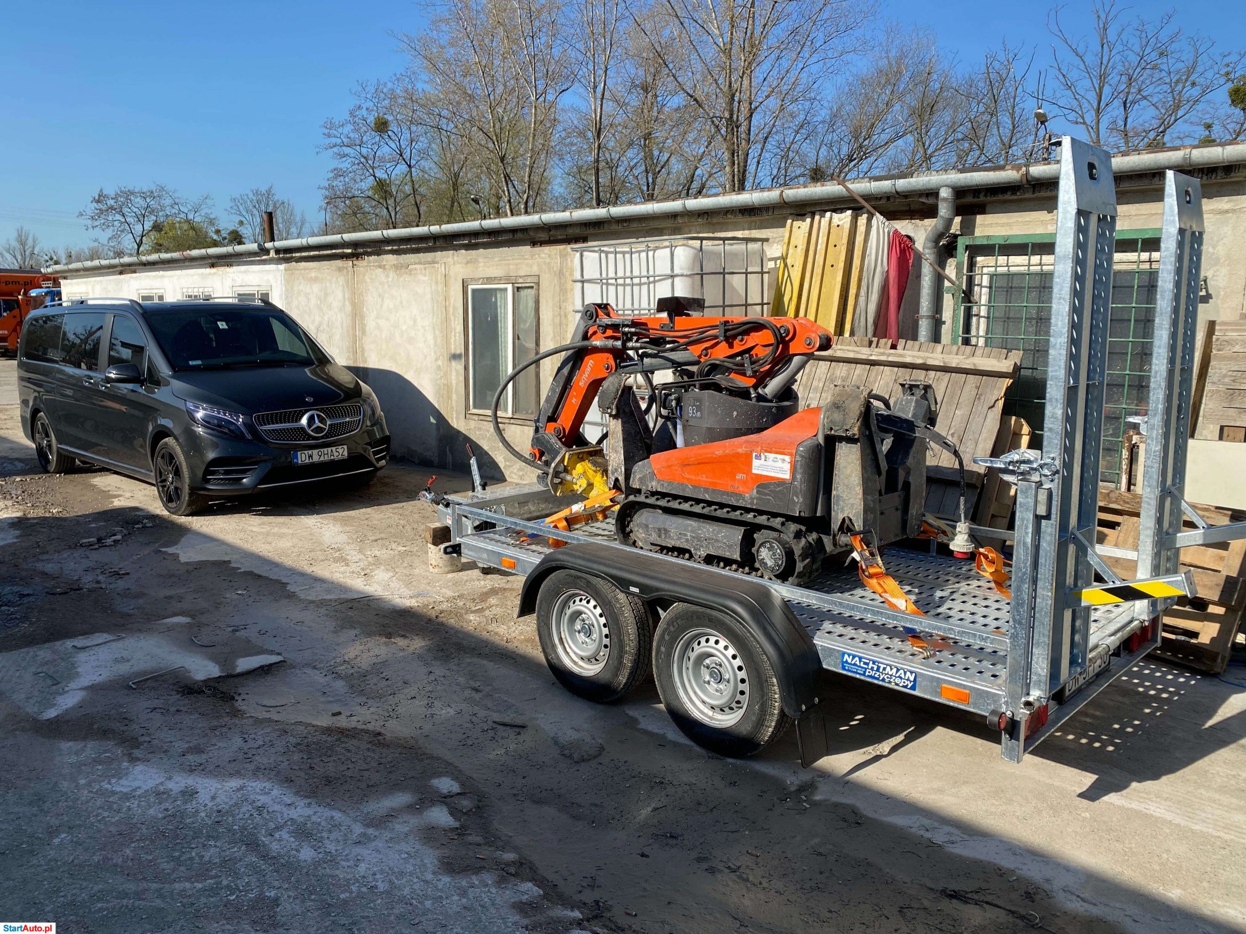 Wynajem minikoparki kubota bobcat s70 s100 Brokk miniładowarka gehl