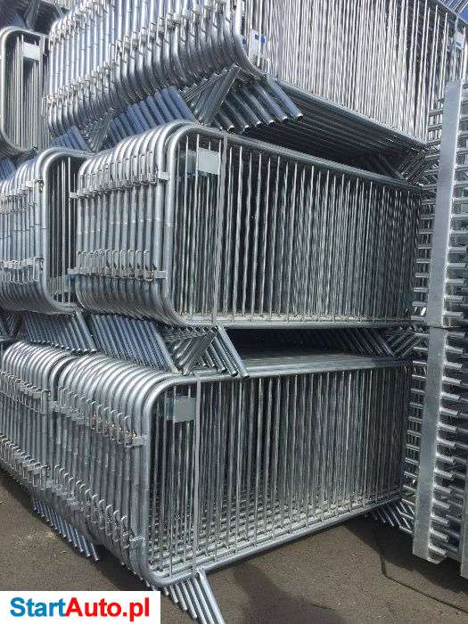 WYNAJEM – Barierka lekka 2,5m – imprezowa/budowlana/tymczasowa/