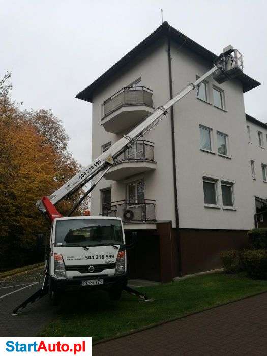 Podnośnik koszowy, usługi, wynajem, zwyżka Poznań i okolice