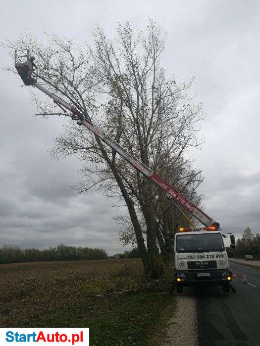 Podnośnik koszowy, usługi, wynajem, zwyżka Poznań i okolice