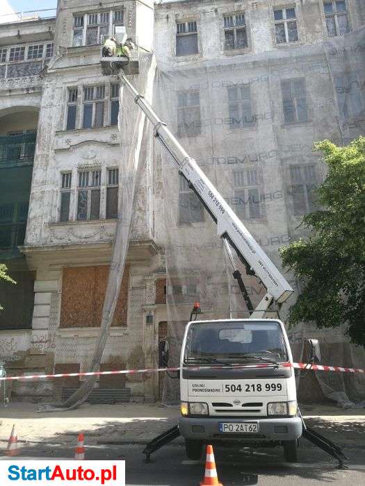 Podnośnik koszowy, usługi, wynajem, zwyżka Poznań i okolice