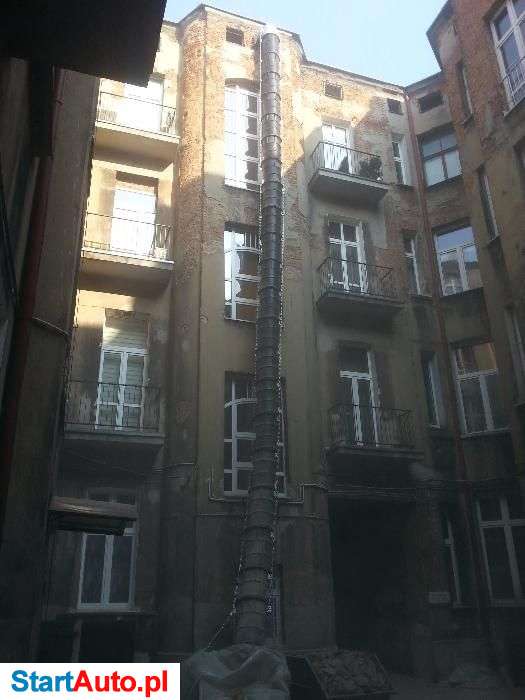 Wynajem zsypów do gruzu. Rękawy zsypowe – gumowe – najtrwalsze. Łódź