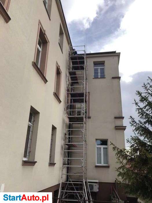 Wynajem rusztowania aluminiowego jezdnego