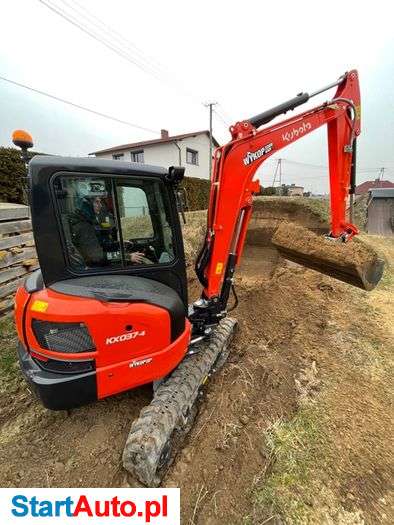 WYNAJEM Minikoparka 3t i 4t – Kubota – Prace Ziemne – Śląsk, Mikołów