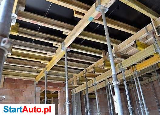 Wynajem Kraków szalunki Rasto stropowe stemple doki podpory Plettac