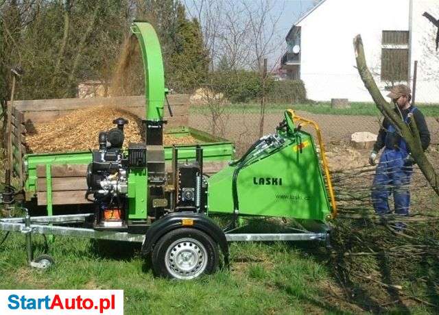 Wynajem Rozdrabniacz gałęzi, Rębak LASKI, 15cm Dolny Śląsk