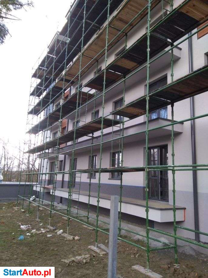 Wynajem rusztowań elewacyjnych klinowych