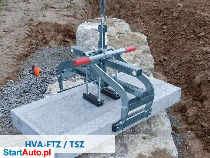 Chwytak Probst do krawężników WYNAJEM udźwig 600 kg zakres 5cm – 60 c