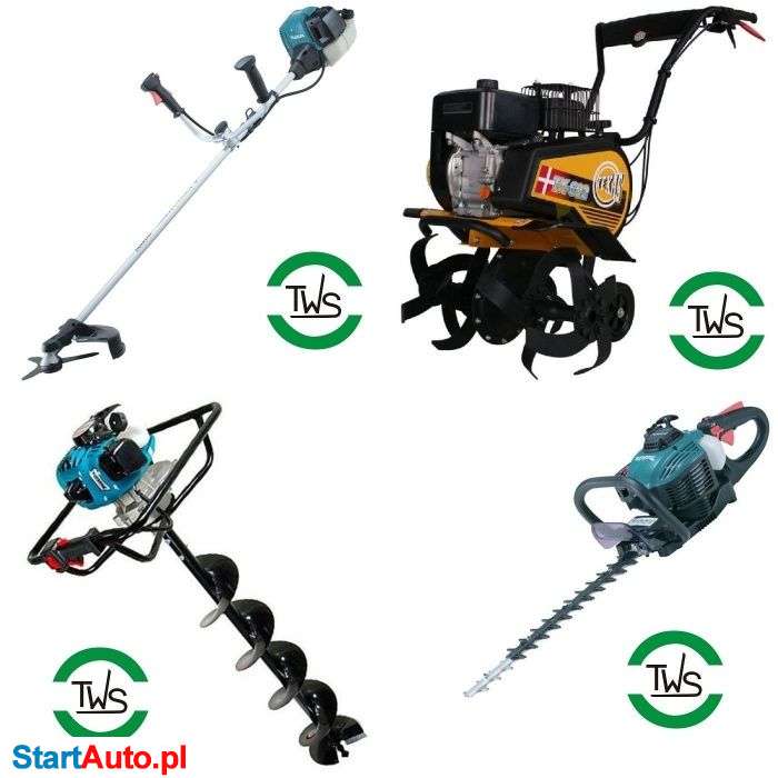 Wypożyczalnia wynajem glebogryzarka wiertnica kosa piła wertykulator