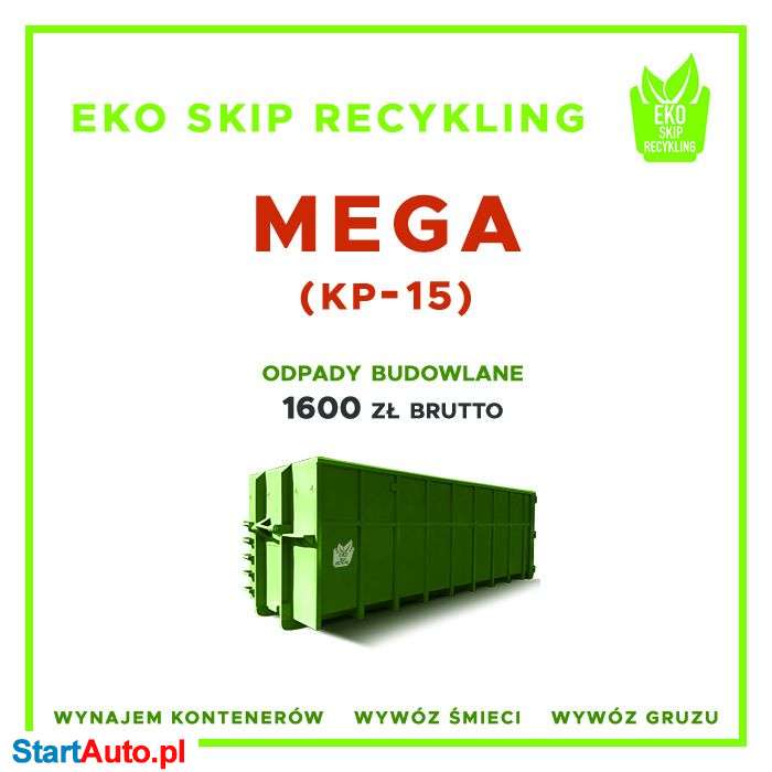 Wywóz gruzu, wywóz śmieci, wynajem kontenerów duże i małe kontenery