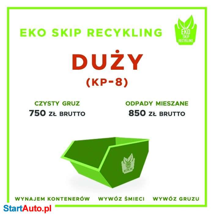 Wywóz gruzu, wywóz śmieci, wynajem kontenerów.
