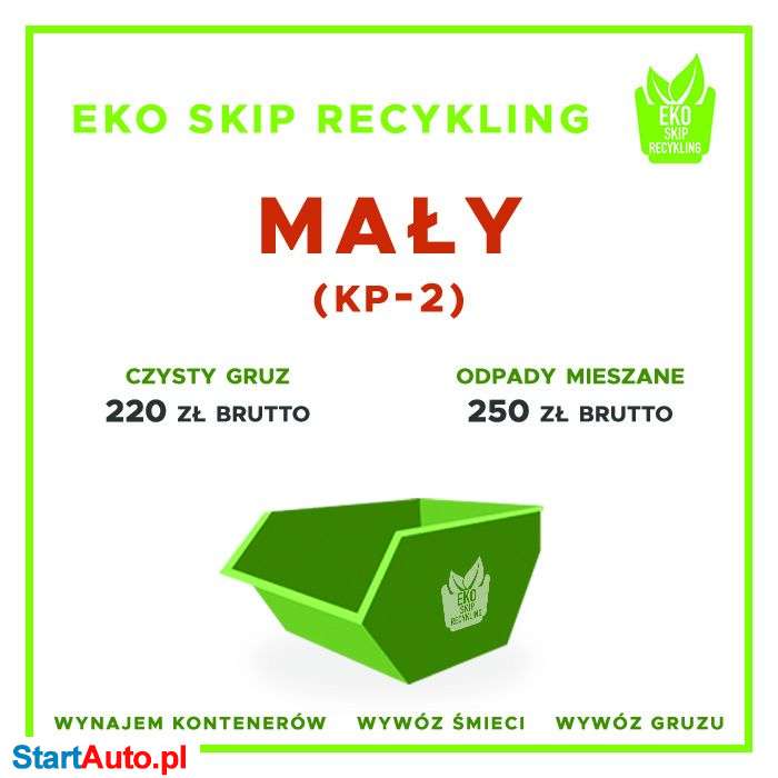 Wywóz gruzu, wywóz śmieci, wynajem kontenerów.