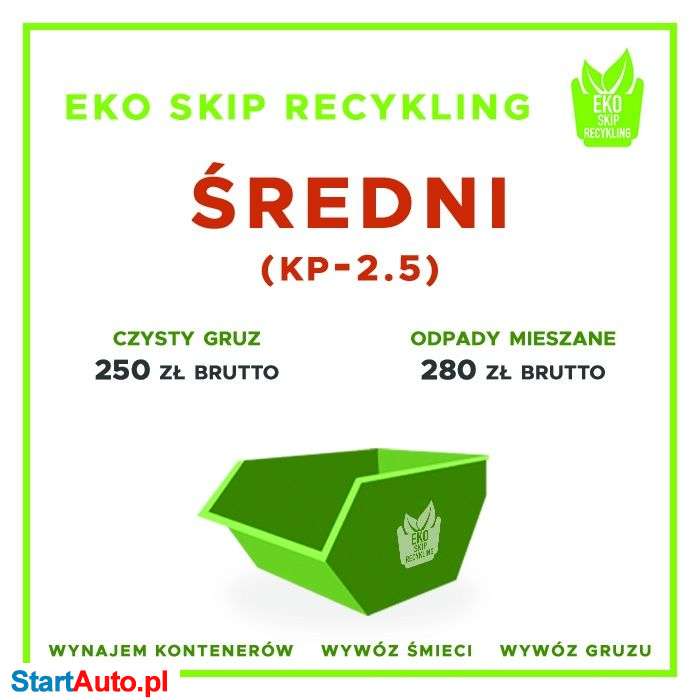 Wywóz gruzu, wywóz śmieci, wynajem kontenerów.