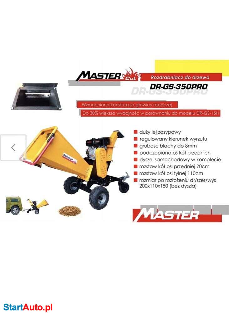 Uslugi/wynajem rębaka 15km