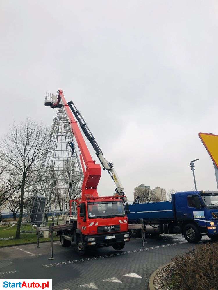 Podnośnik koszowy zwyżka wynajem kosz ruthmann 20-27m 22m