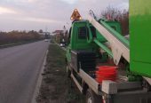 Wynajem/Usługi podnośnikiem koszowym oraz busem z operatorem zwyżka