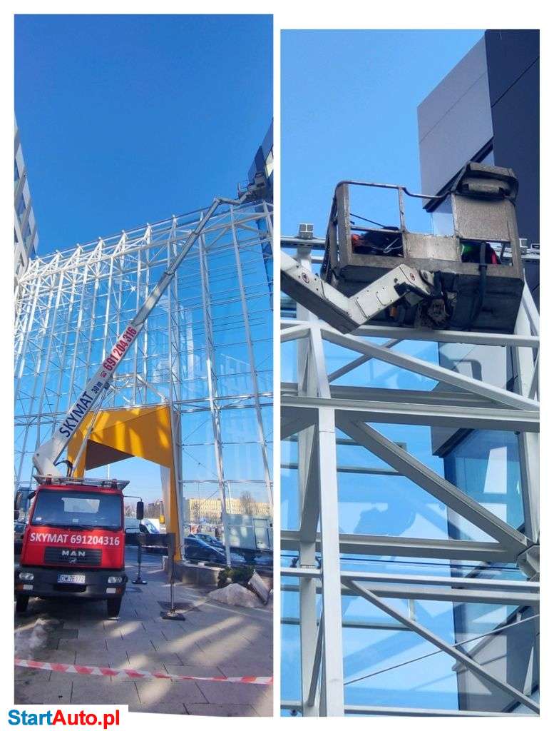 Podnośnik koszowy 20/25/26/30m. Podnośniki Wynajem – Wrocław