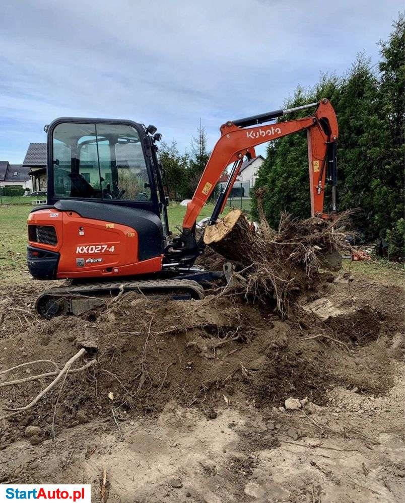 WYNAJEM Minikoparka 3t i 4t – Kubota – Prace Ziemne – Śląsk, Mikołów